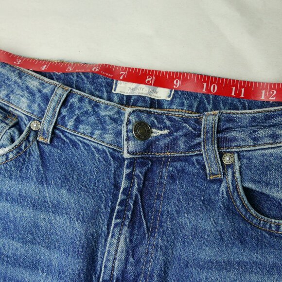 We the Free, London High Rise Wide Leg Frayed Slight Stretch (1% elastic)	US 29 - Picture 2 of 6